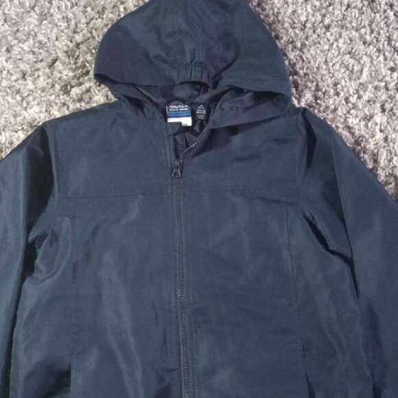 🔥Kids Nautica Dark Blue School Uniform Rain Jacket Size M 10/12 Boys - Picture 5 of 6